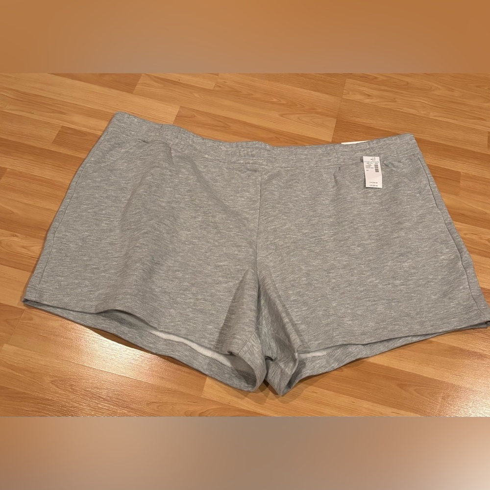 Maurices Light Gray Athletic‎ Jogger Shorts